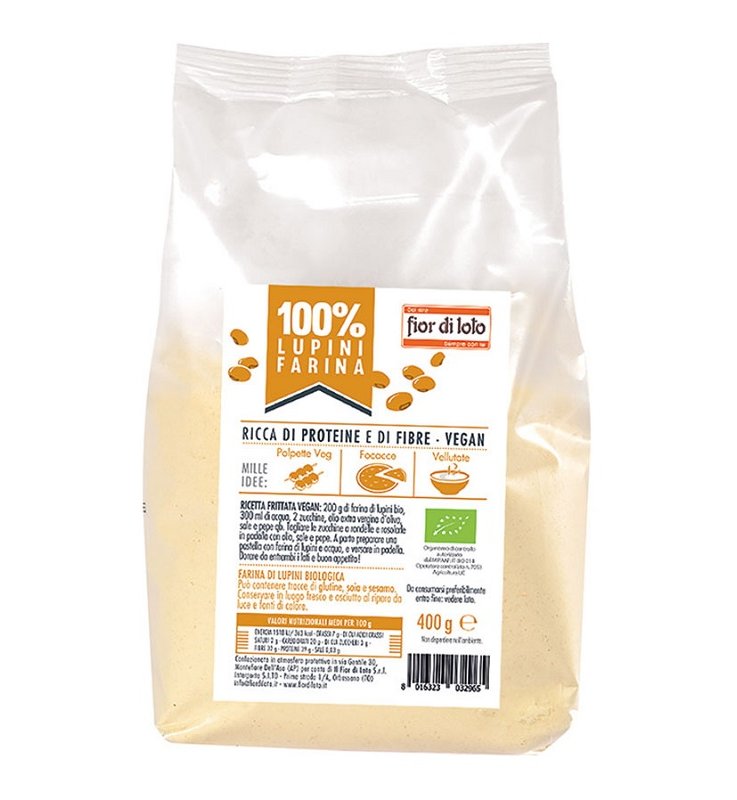 FIOR DI LOTO FARINA DI LUPINI BIO 400 G