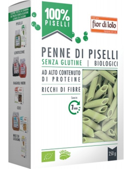 PENNE PISELLI VERDI S/GL 250G