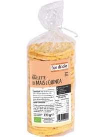 GALLETTE MAIS E QUINOA 120G