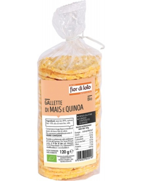 GALLETTE MAIS E QUINOA 120G