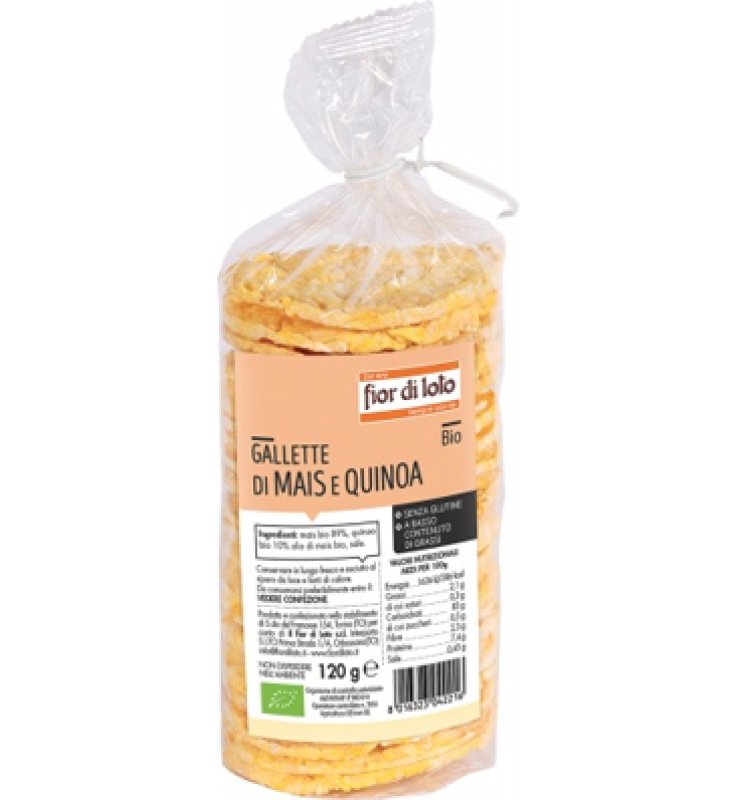 GALLETTE MAIS E QUINOA 120G GALLETTE MAIS E QUINOA 120G