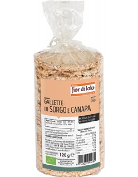 GALLETTE SORGO E CANAPA 120G