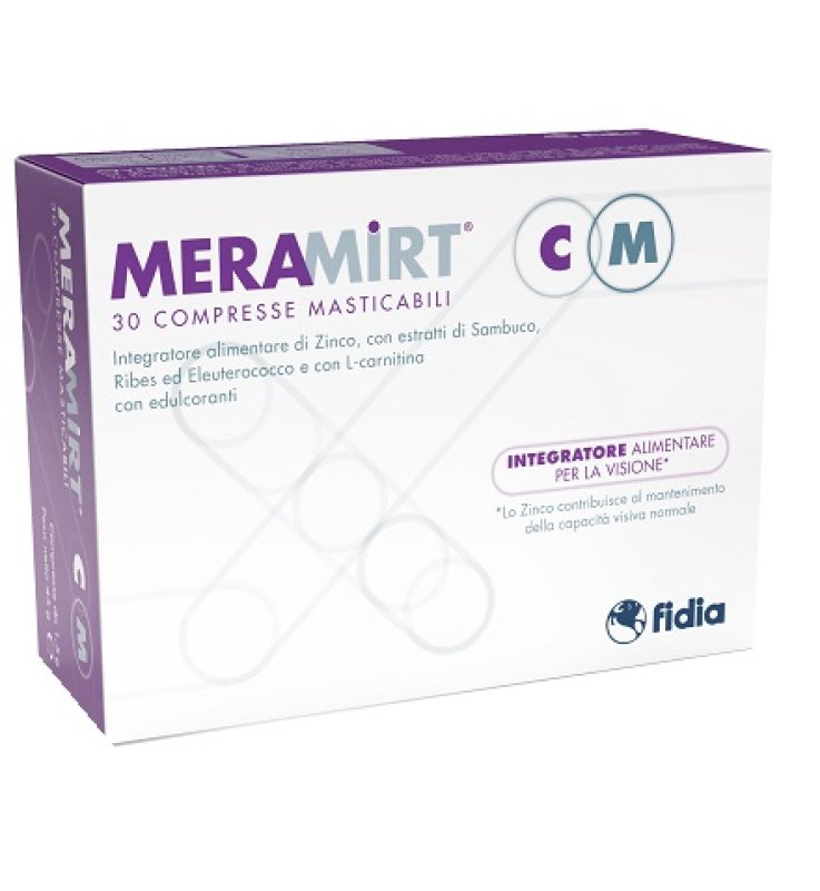 MERAMIRT CM 30 COMPRESSE MASTICABILI MERAMIRT CM 30 COMPRESSE MASTICABILI