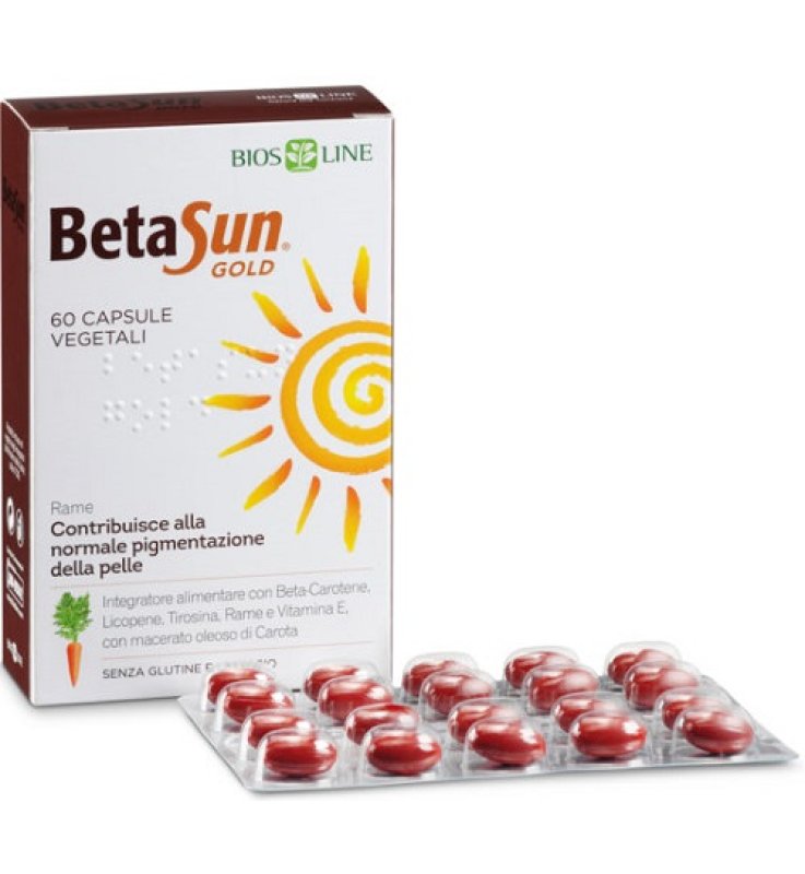 BIOSLINE BETA SUN GOLD 60 CAPSULE 34 G