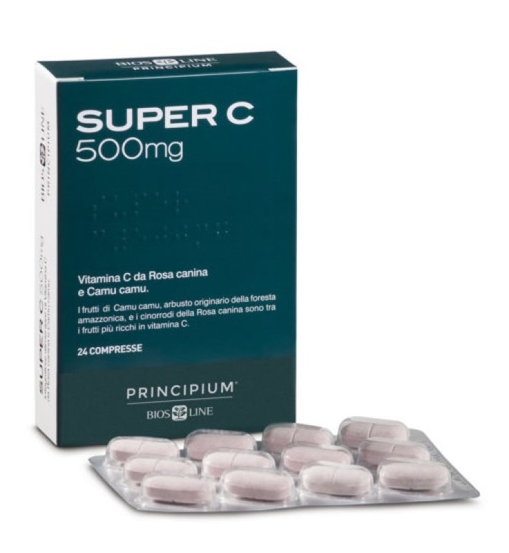 PRINCIPIUM SUPER C 500 24 COMPRESSE 24,2 G PRINCIPIUM SUPER C 500 24 COMPRESSE 24,2 G