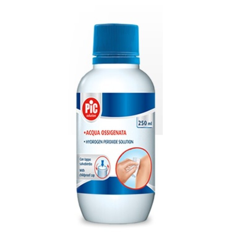 PIC SOLUTION ACQUA OSSIGENATA 10 VOLUMI PEROSSIDO DI IDROGENO 3% 250 ML