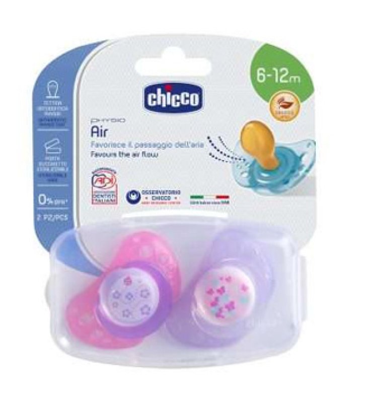 CHICCO SUCCHIETTO AIR LUMI IN CAUCCIU' 6-16 MESI 2 PEZZI