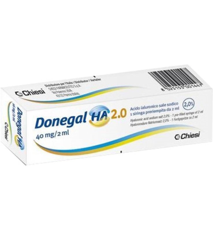 SIRINGA INTRA-ARTICOLARE DONEGAL HA 2.0 ACIDO IALURONICO 40MG 2 ML