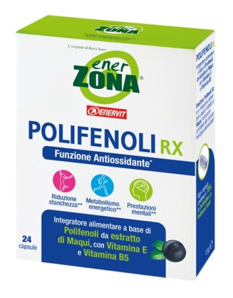 ENERZONA POLIFENOLI RX 24 COMPRESSE 23 G