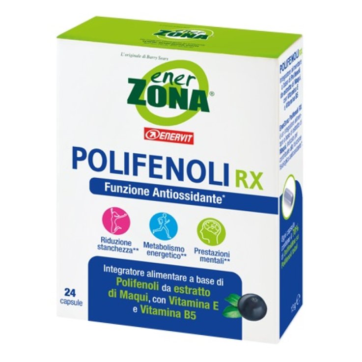 ENERZONA POLIFENOLI RX 24 COMPRESSE 23 G ENERZONA POLIFENOLI RX 24 COMPRESSE 23 G