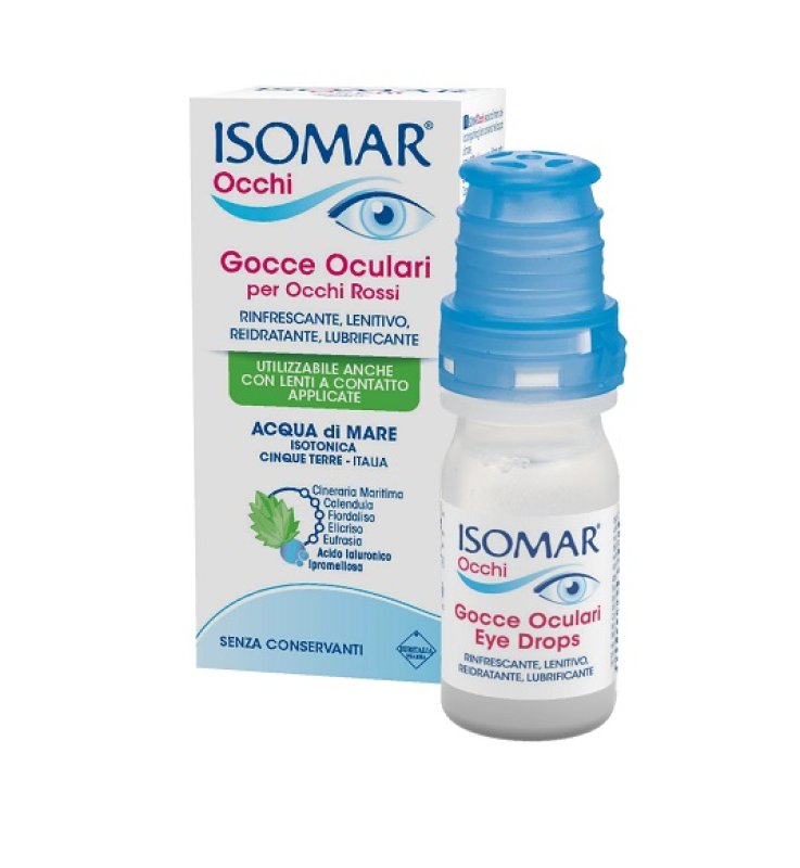 ISOMAR OCCHI GOCCE OCULARI ALL'ACIDO IALURONICO 0,20% 10 MLSENZA CONSERVANTI
