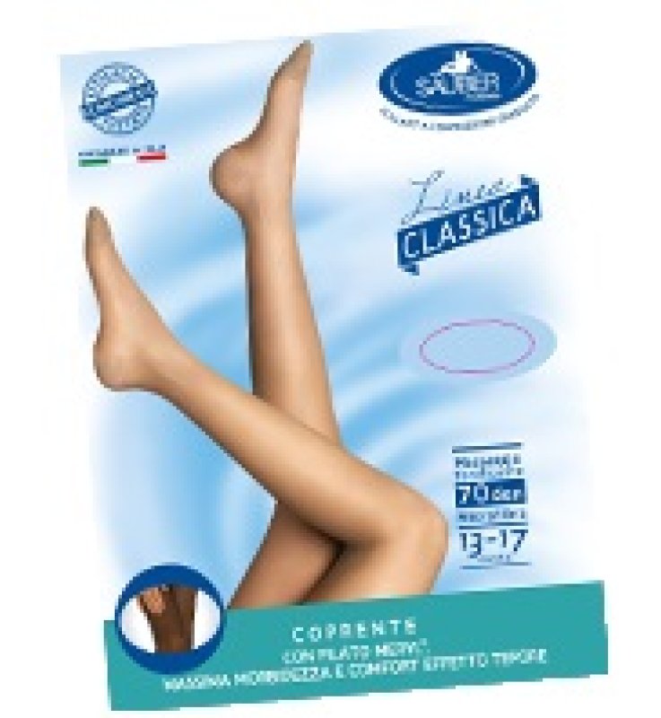 SAUBER COLLANT COPRENTE 70 MAGLIA LISCIA NERO 5 LINEA CLASSICA