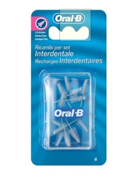 ORALB MAN SET INTERDENTALE REFILL CONICO FINE 3/6,5 MM