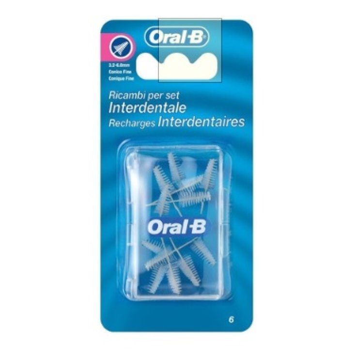ORALB MAN SET INTERDENTALE REFILL CONICO FINE 3/6,5 MM ORALB MAN SET INTERDENTALE REFILL CONICO FINE 3/6,5 MM