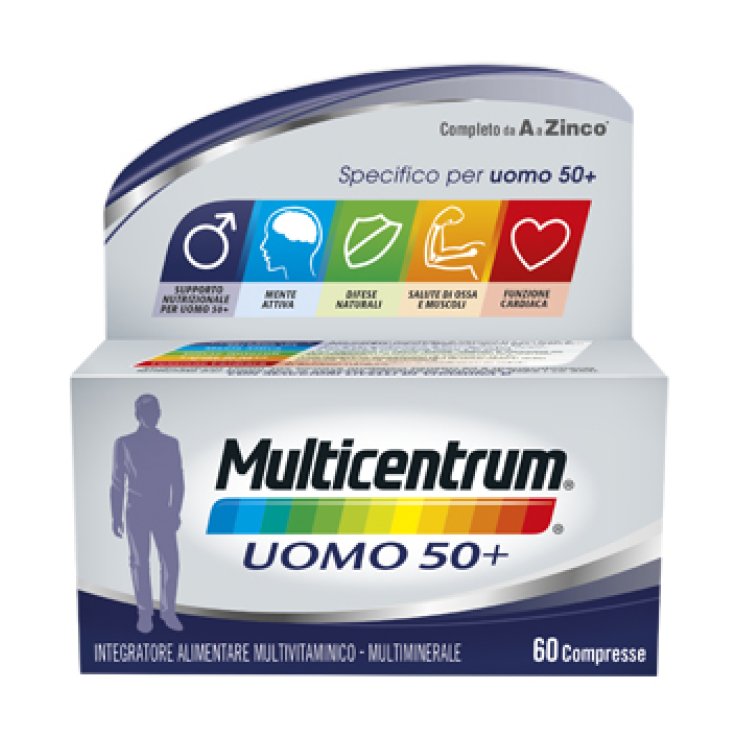 MULTICENTRUM UOMO 50+ 60 COMPRESSE MULTICENTRUM UOMO 50+ 60 COMPRESSE