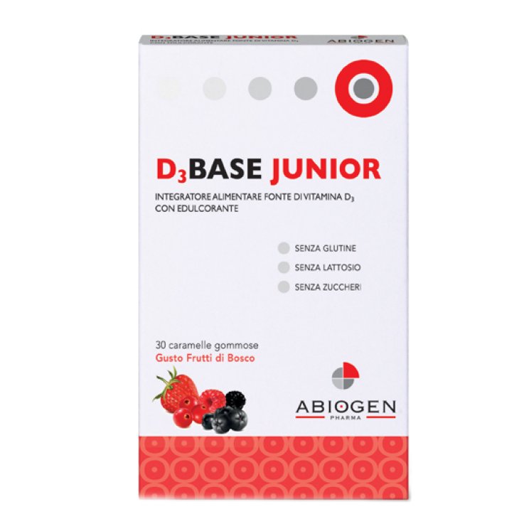 D3BASE JUNIOR 30 CARAMELLE GOMMOSE FRUTTI DI BOSCO D3BASE JUNIOR 30 CARAMELLE GOMMOSE FRUTTI DI BOSCO