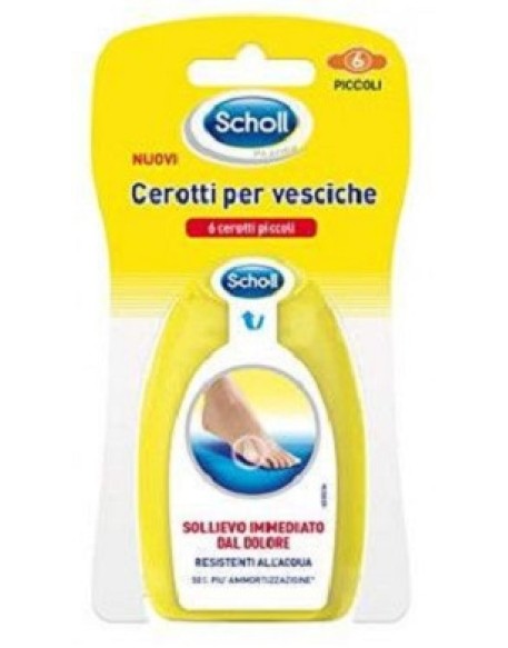 SCHOLL CEROTTI PER VESCICHE PICCOLI 6 PEZZI