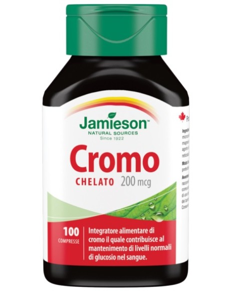 JAMIESON CROMO CHELATO 100CPR