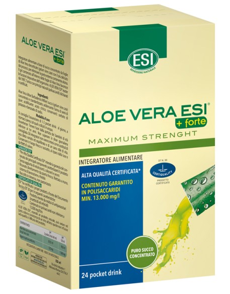 ESI ALOE VERA SUCCO + FORTE 24 POCKET DRINK