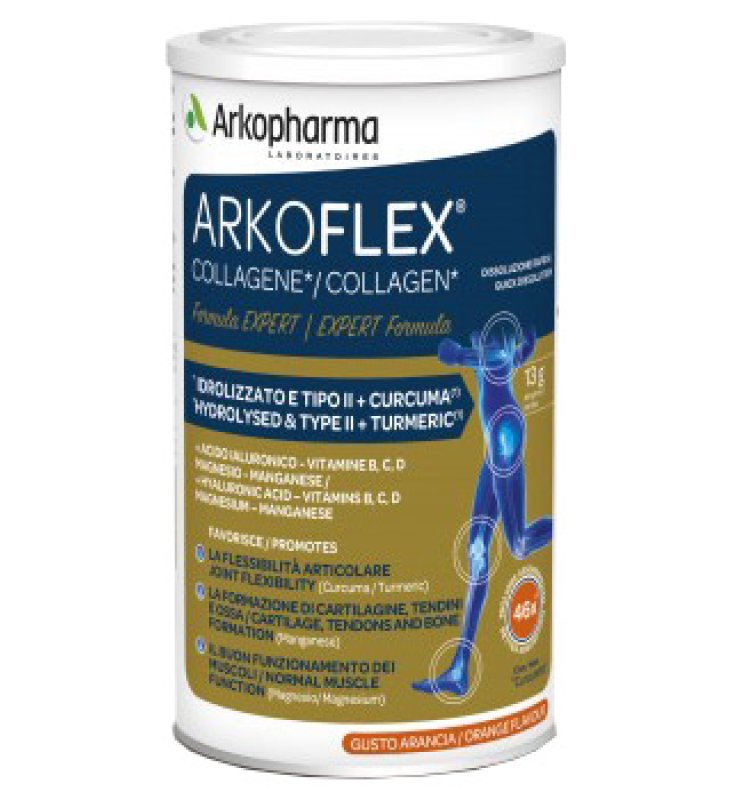 ARKOFLEX EXPERT COLLAGENE ARANCIA POLVERE 390 G ARKOFLEX EXPERT COLLAGENE ARANCIA POLVERE 390 G