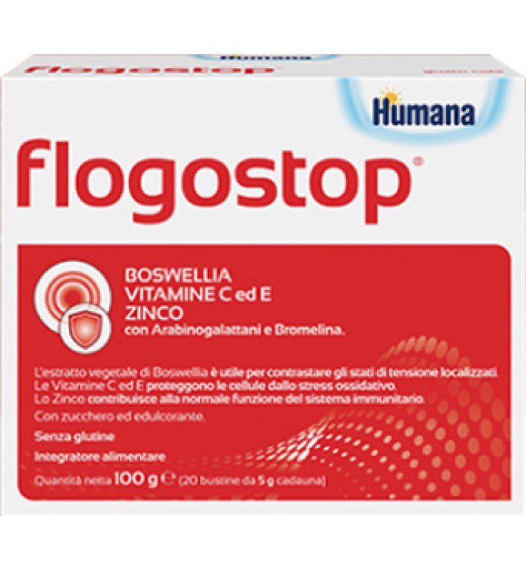 FLOGOSTOP HUMANA 20 BUSTINE 5 G FLOGOSTOP HUMANA 20 BUSTINE 5 G