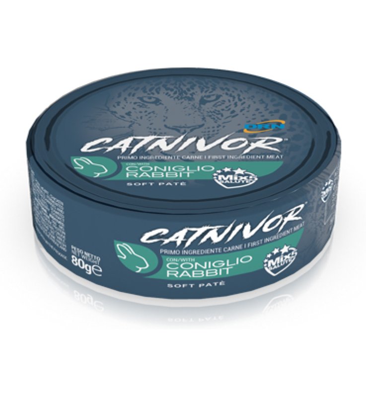 V CATNIVOR CONIGLIO 80GR UMIDOCA V CATNIVOR CONIGLIO 80GR UMIDOCA