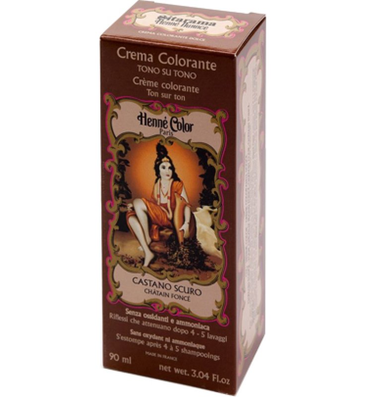 HENNE' CASTANO SCURO CREMA 90ML