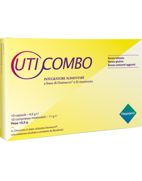 UTICOMBO 10 CAPSULE + 10 COMPRESSE MASTICABILI