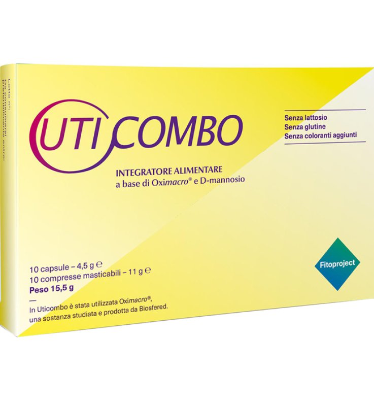 UTICOMBO 10 CAPSULE + 10 COMPRESSE MASTICABILI