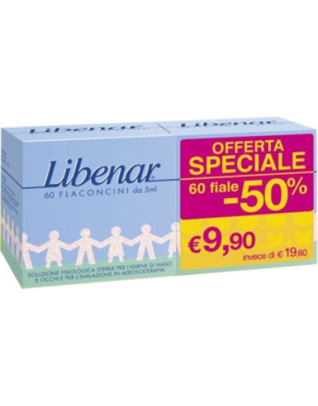 FIALE MONODOSE LIBENAR 60 PEZZI DA 5 ML