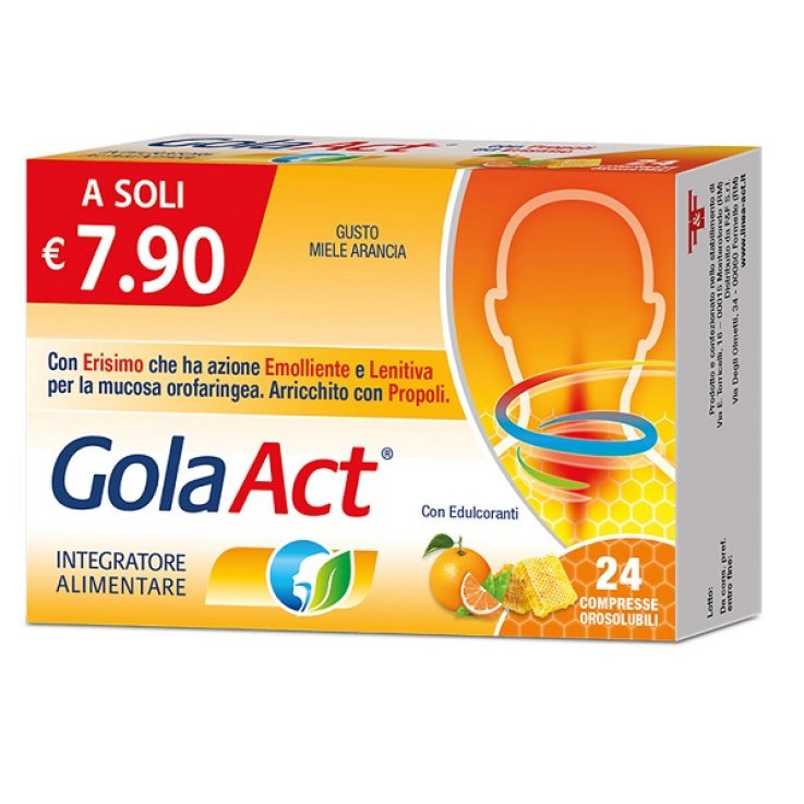 GOLA ACT MIELE ARANCIA 62,4G GOLA ACT MIELE ARANCIA 62,4G