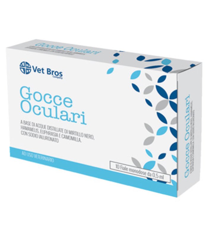 VET BROS SOLUZIONE SALINA STERILE OFTALMICA AD USO VETERINARIO 10 FIALE DA 5 ML