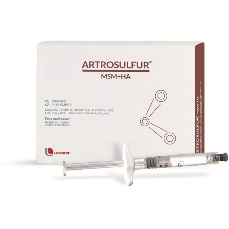 ARTROSULFUR MSM+HA 3 SIRINGHE PRERIEMPITE ARTROSULFUR MSM+HA 3 SIRINGHE PRERIEMPITE