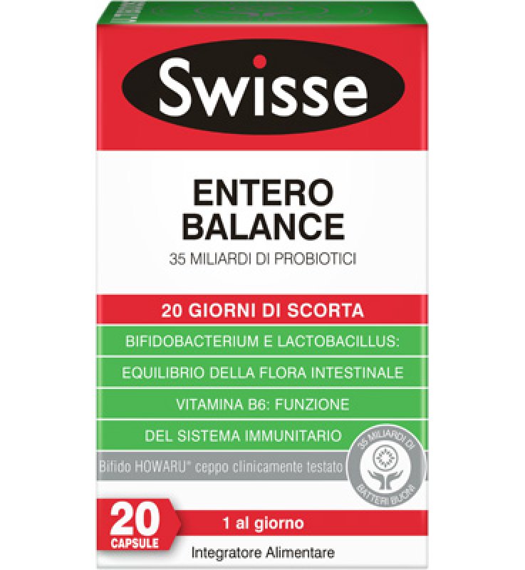 SWISSE ULTIBOOST ENTERO BALANCE 20 CAPSULE