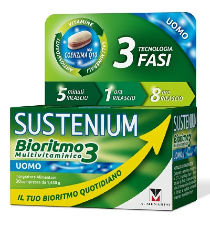 SUSTENIUM BIORITMO3 UOMO ADULTO 30 COMPRESSE