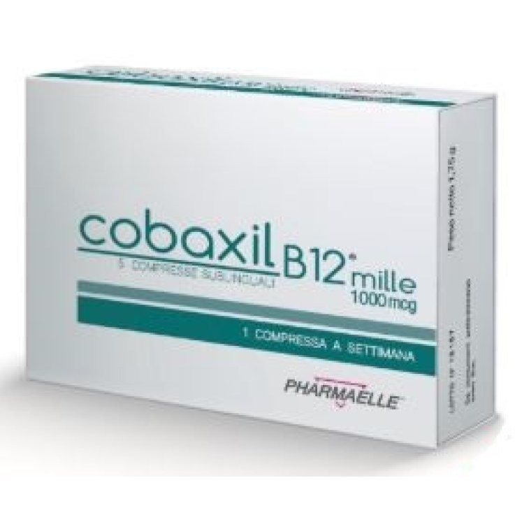 COBAXIL B12 1000 MCG 5 COMPRESSE SUBLINGUALI COBAXIL B12 1000 MCG 5 COMPRESSE SUBLINGUALI