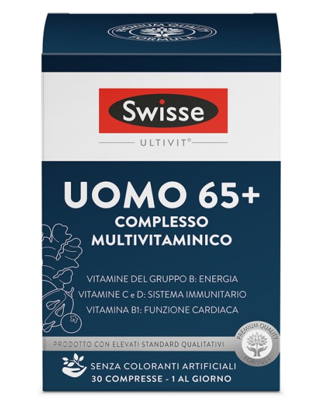 SWISSE UOMO 65+ MULTIVIT 30CPR