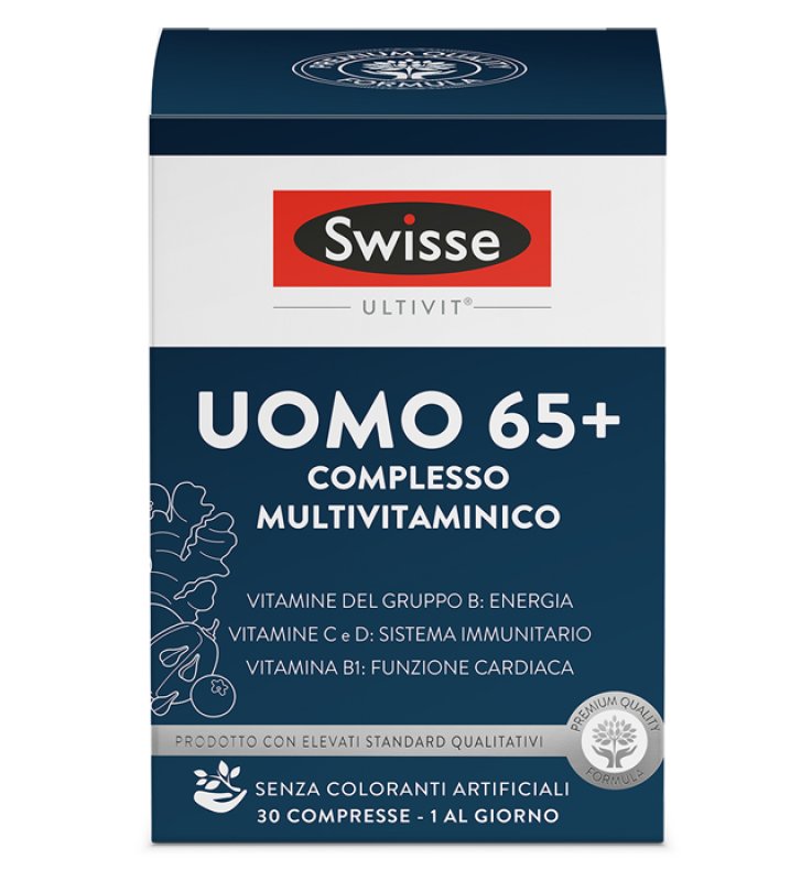 SWISSE UOMO 65+ MULTIVIT 30CPR