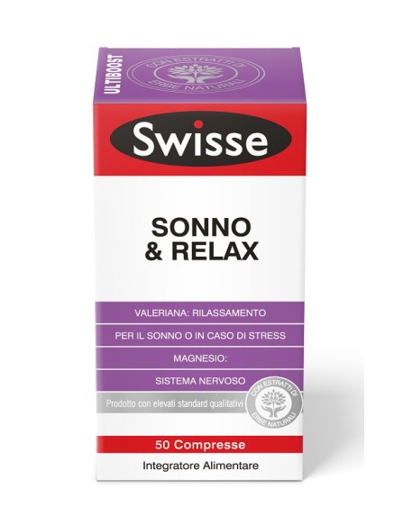 SWISSE VALERIANA SONNO RELAX 50 COMPRESSE