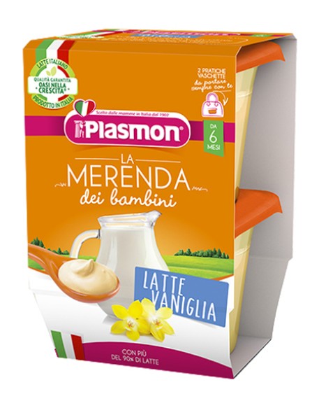 PLASMON Mer.Latte/Van.2x120g