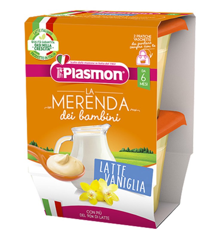 PLASMON Mer.Latte/Van.2x120g