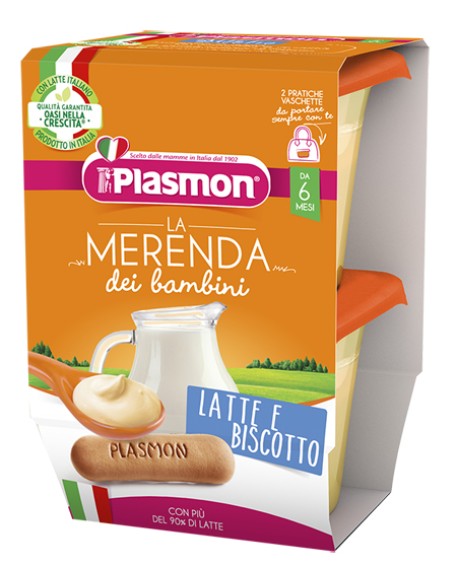 PLASMON MEREN LATTE BISC 2X120G