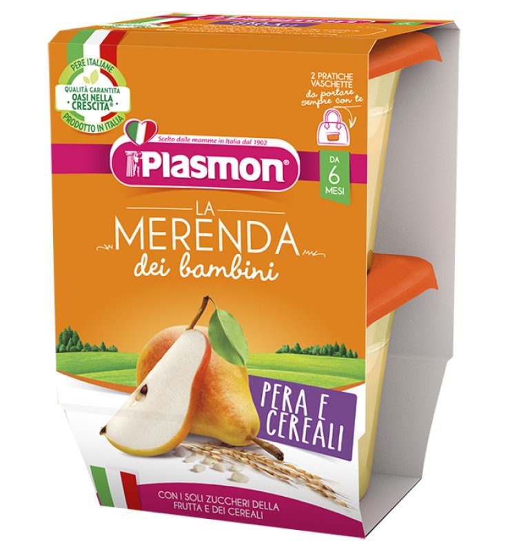 PLASMON Mer.Pera/Cer.2x120g
