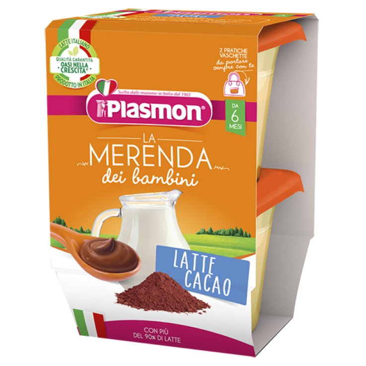 PLASMON Mer.Latte/Cacao 2x120g PLASMON Mer.Latte/Cacao 2x120g