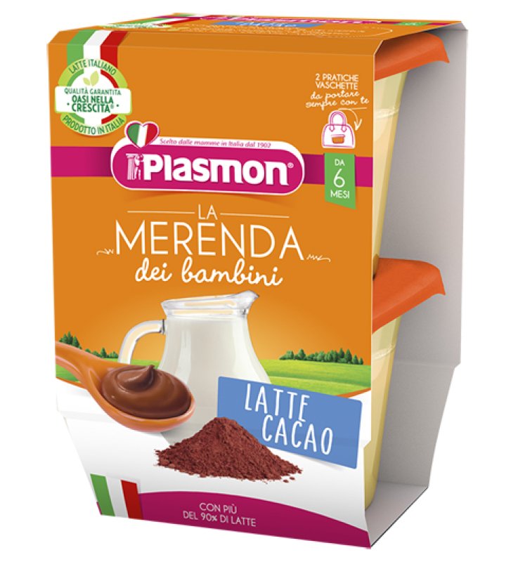 PLASMON Mer.Latte/Cacao 2x120g