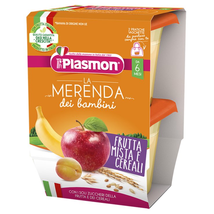 PLASMON Mer.Frutta/Cer.2x120g PLASMON Mer.Frutta/Cer.2x120g