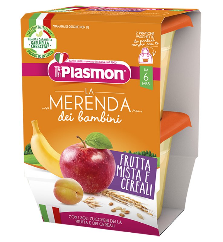 PLASMON Mer.Frutta/Cer.2x120g