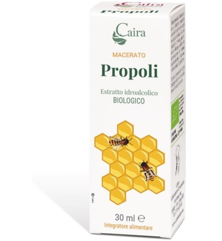 CAIRA PROPOLI MACERATO IDROALCOLICO BIO GOCCE 30 ML CAIRA PROPOLI MACERATO IDROALCOLICO BIO GOCCE 30 ML