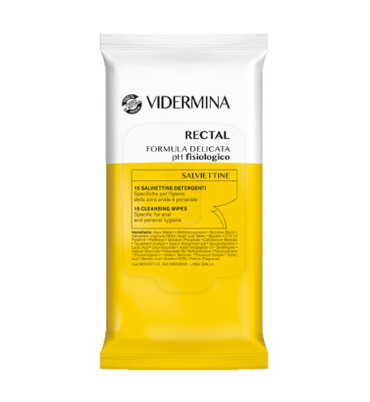VIDERMINA RECTAL SALVIETTE 15PZ