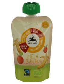 PUREA MELA/BANANA DOYPACK BIO BABY FOOD FAIRTRADE 100 G